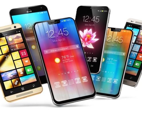 Modern touchscreen smartphones