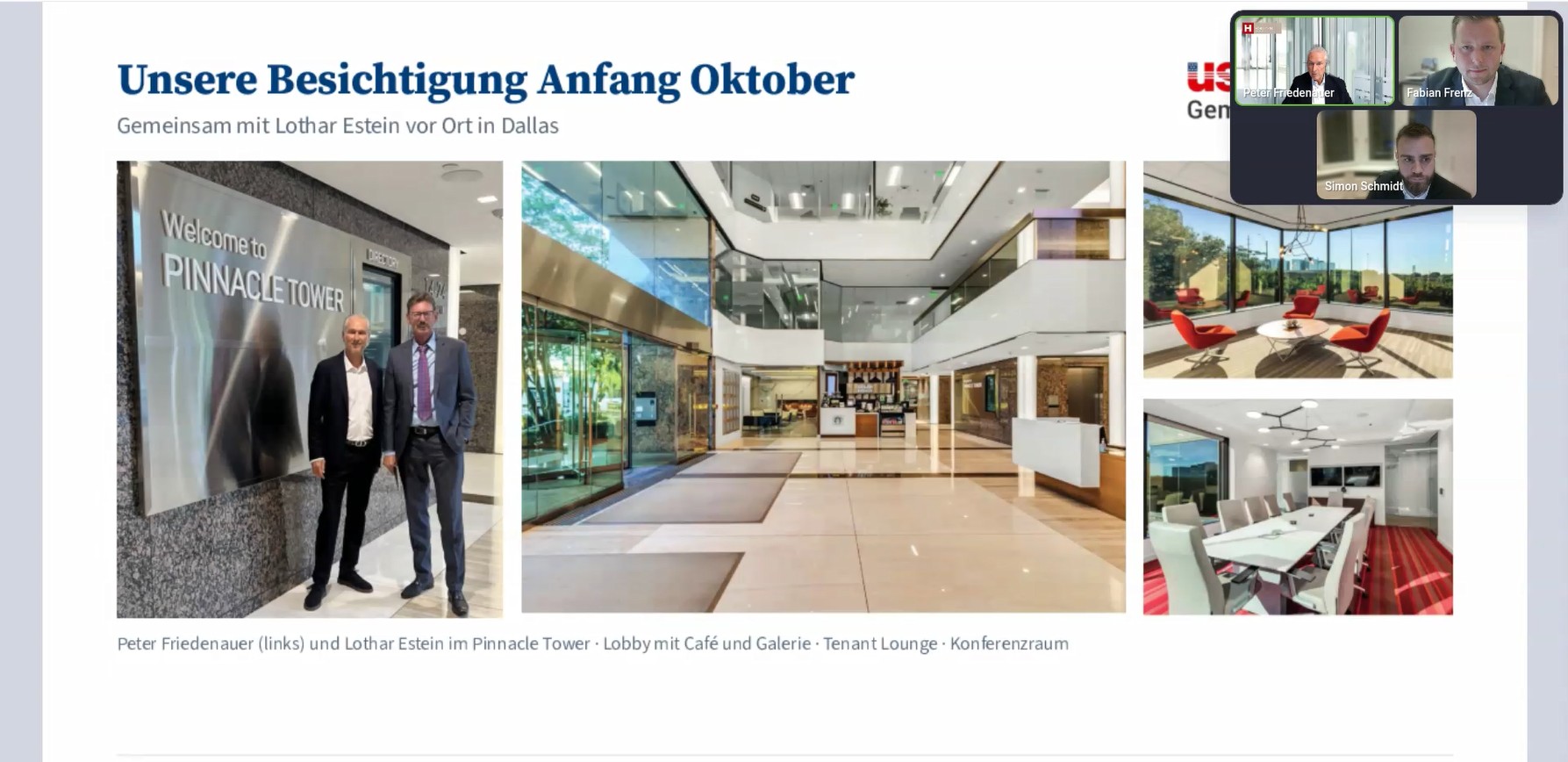 Screenshot aus unserem US Treuhand Webinar vom 20.10.26